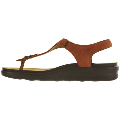 Women's Marina T-Strap Sandal in Rust