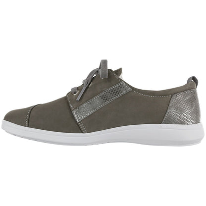 Women's Marnie Lace Up Sneaker in Gris / Snake