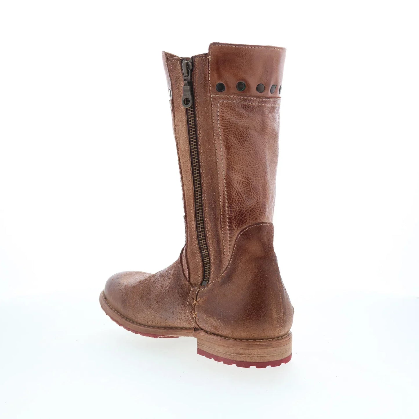 Bed Stu Venmont F301002 Womens Brown Leather Zipper Western Boots