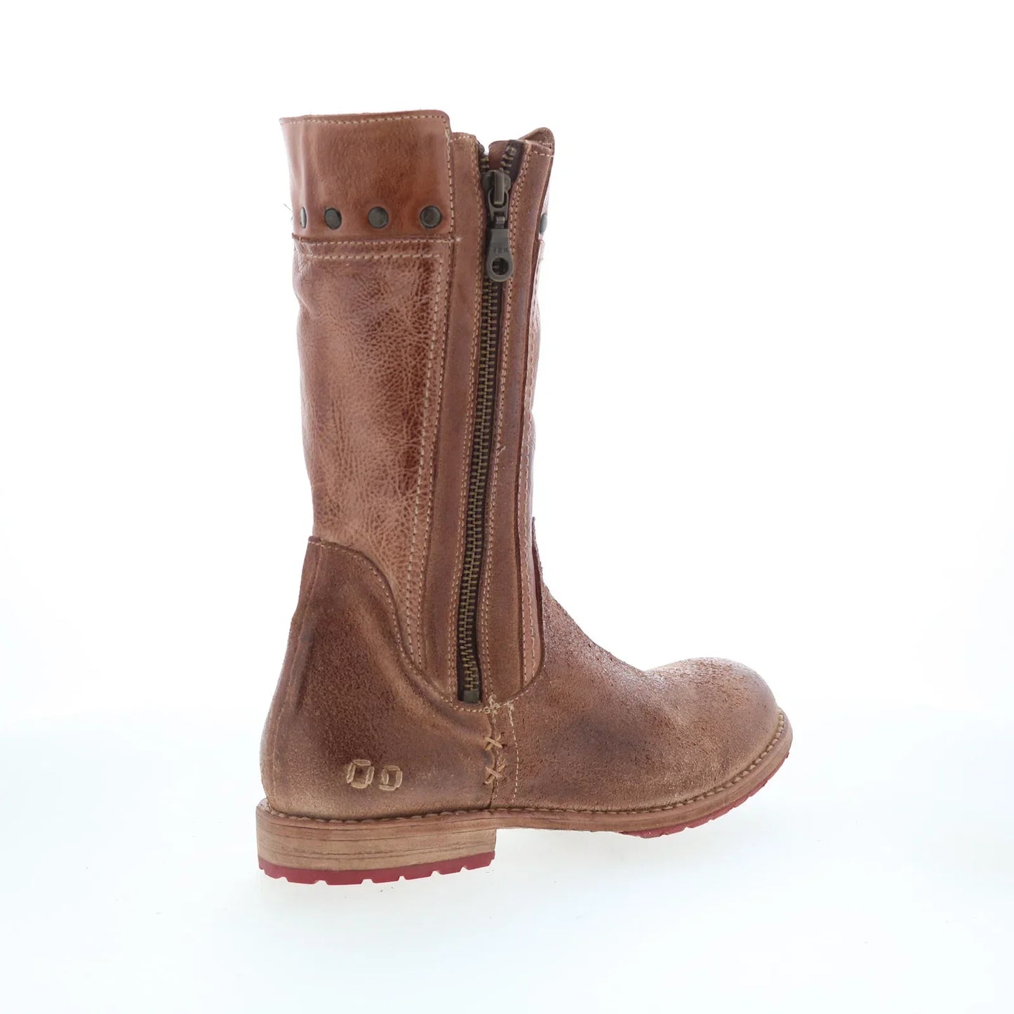 Bed Stu Venmont F301002 Womens Brown Leather Zipper Western Boots