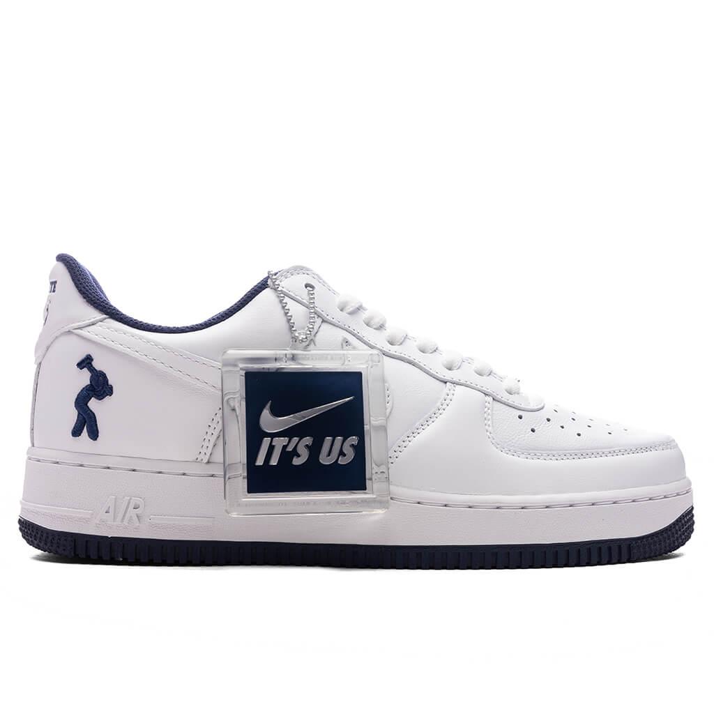 Lil Yachty Force 1 Low 'Concrete Boys' - White/Midnight Navy/Dark Powder Blue