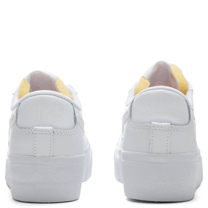 Women's Blazer Low Platform - White/White/White