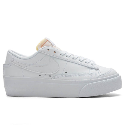 Women's Blazer Low Platform - White/White/White