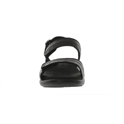 Women's Nudu Heel Strap Sandal in Black Larse
