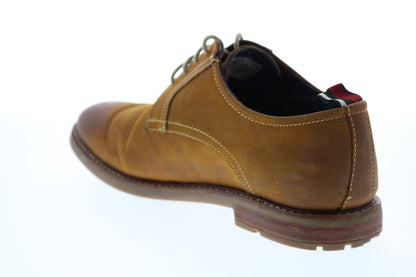 Ben Sherman Birk Plain Toe BNM00022 Mens Brown Leather Low Top Oxfords Shoes