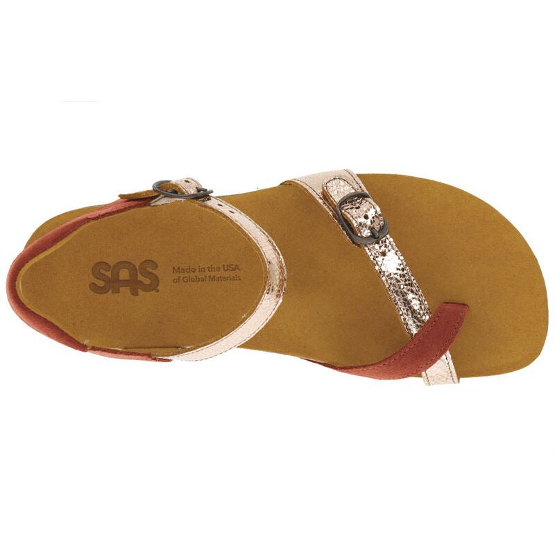 Women's Pampa Toe Loop Sandal in Copper
