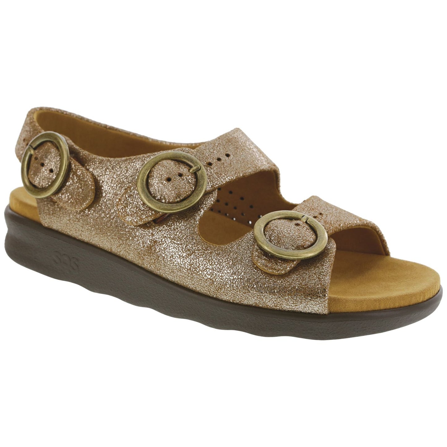 Women's Relaxed Heel Strap Sandal in Sunstone