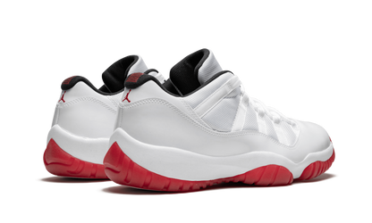 11 Retro Low "White/Varsity Red" 528895 101