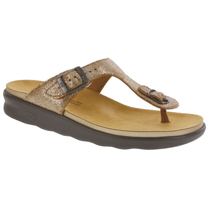 Women's Sanibel T-Strap Slide Sandal in Sunstone