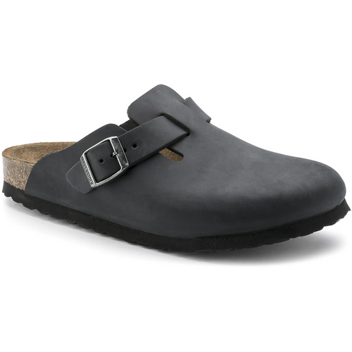 Boston Oiled Leather in Black