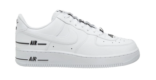 Air Force 1 Low Double Air Low White Black (GS)