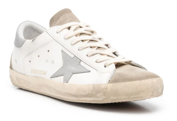 Golden Goose Super Star White Taupe Grey