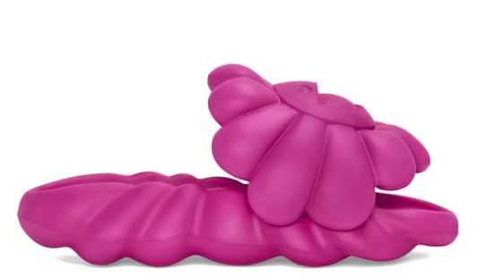 Takashi Murakami Ohana Full-Bloom Slide Raspberry Rose