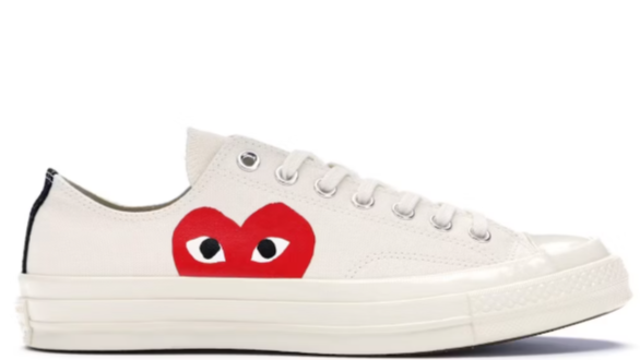 CDG x Chuck Taylor All-Star 70s Ox Comme des Garcons PLAY White (UNISEX)