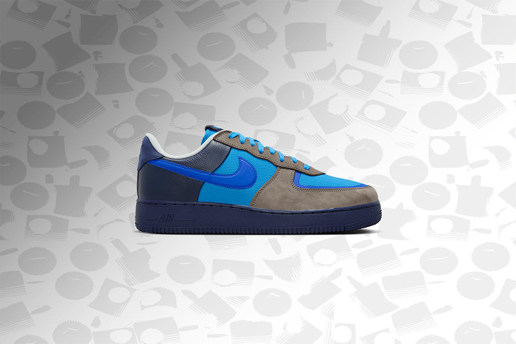 Stash Air Force 1 Low - Soft Grey/Varsity Royal/Harbor Blue