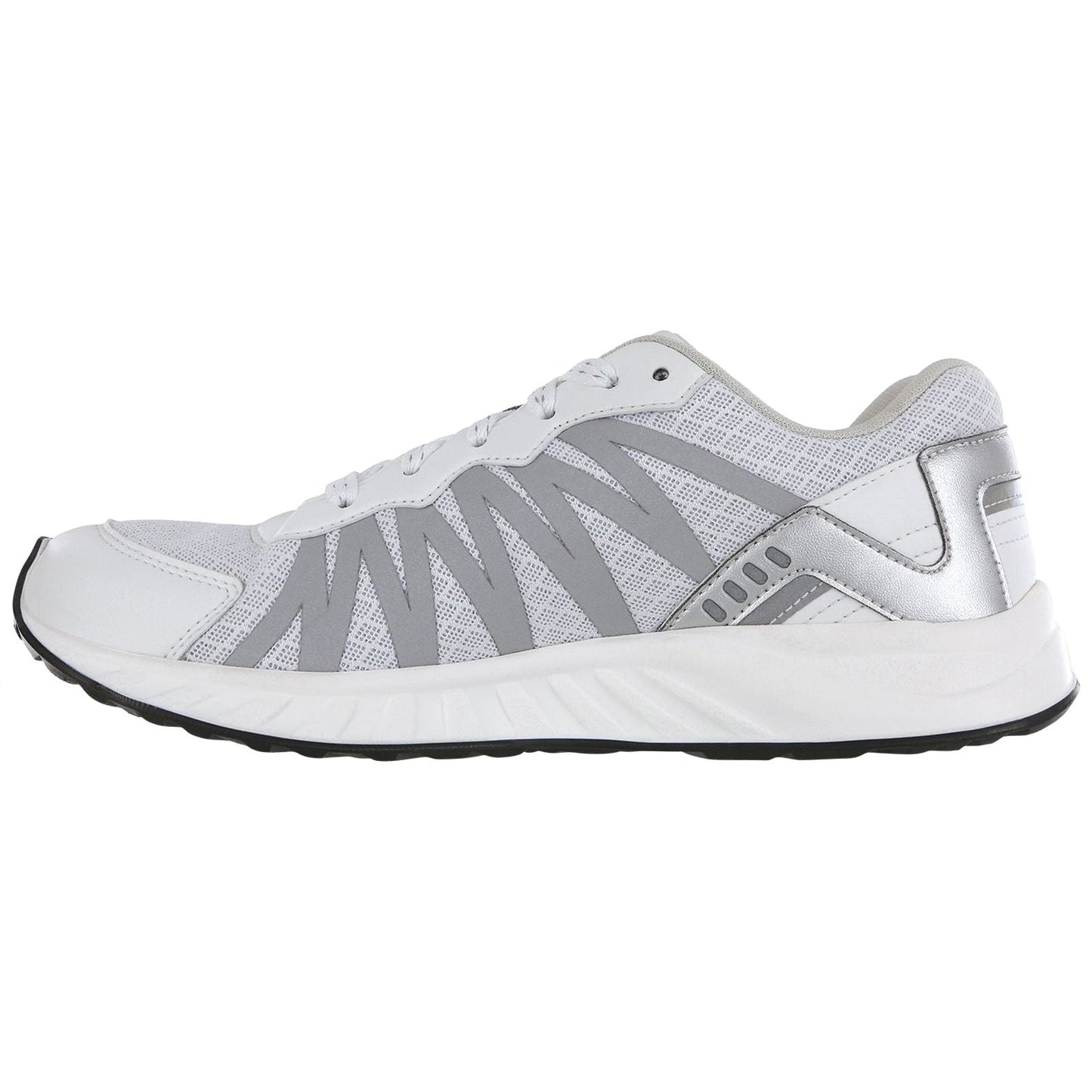 Women's Tempo Lace Up Sneaker in White / Silver