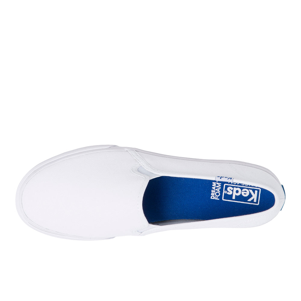 Double Decker Canvas Slip On Sneakers