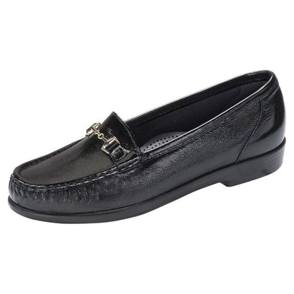 Women's Metro Slip-On Loafer in Patent Black Wide