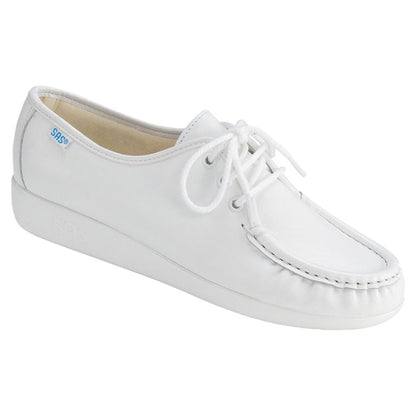 Women's Siesta Lace Up Loafer in White