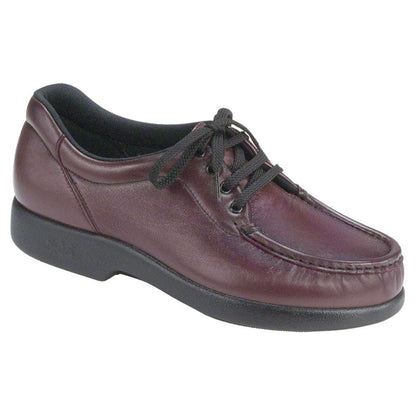 Women's Take Time Lace Up Loafer in Antique Wine