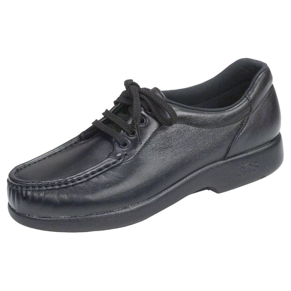 Women's Take Time Lace Up in Black