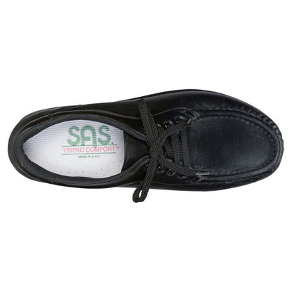 Women's Take Time Lace Up in Black