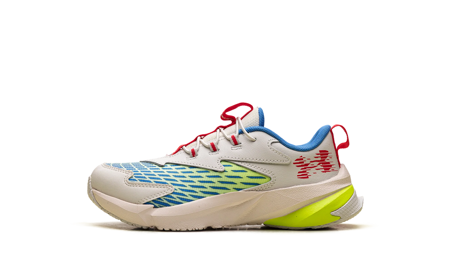 UA BPS Scramjet 7 "Summit White High Vis Yellow Racer Red" 6006928 110