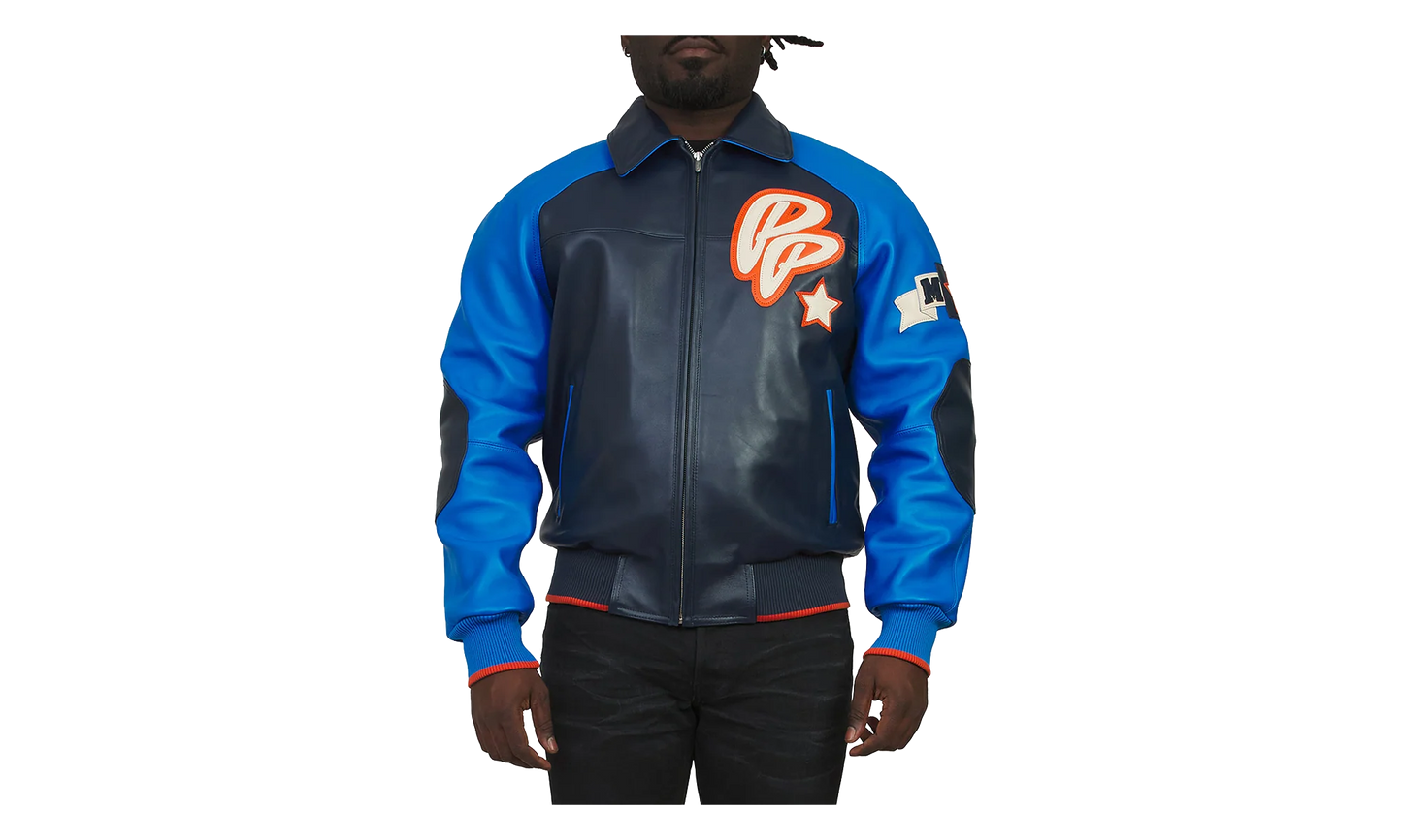Classic Soda Club Jacket "Navy / Honolulu Blue" PP023