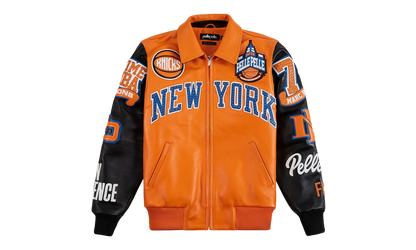 New York Knicks For The City Jacket "Orange / Black / Royal" PP026