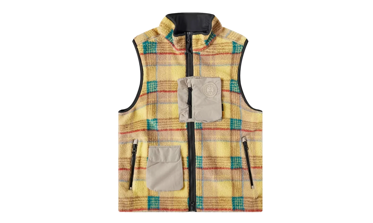 NBA with UNION Legion Fleece Vest "Tartan Gold" 34357237 GOLD