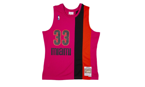 NBA Alonzo Mourning Reload Swingman Jersey "2005 Miami Heat - Pink" SMJYCP19297 MHEPINK05AMO