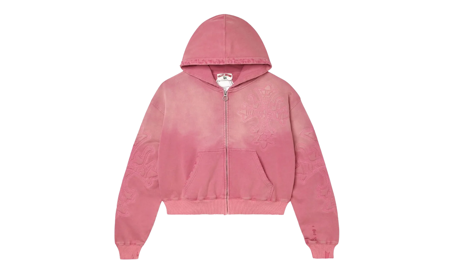 Carver Zip Up Hoodie "Pink" VALE 12 007 VFCZURP PK