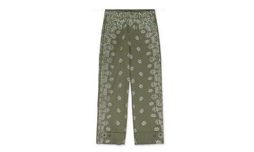 Bleached Bandana Field Cargo Pants "Green" PF22MPF052_Olive_Green