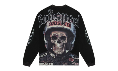 Crash Out L/S T-shirt "Black Wash" 36R39BBC
