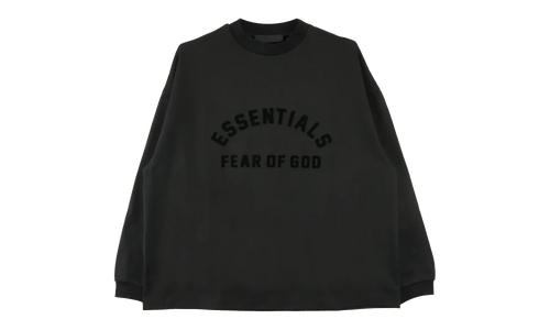 Heavy Jersey Long Sleeve Tee Shirt "Jet Black" 125SP242014F