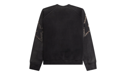 Star Studded Oversized Crewneck "Black" SAT003