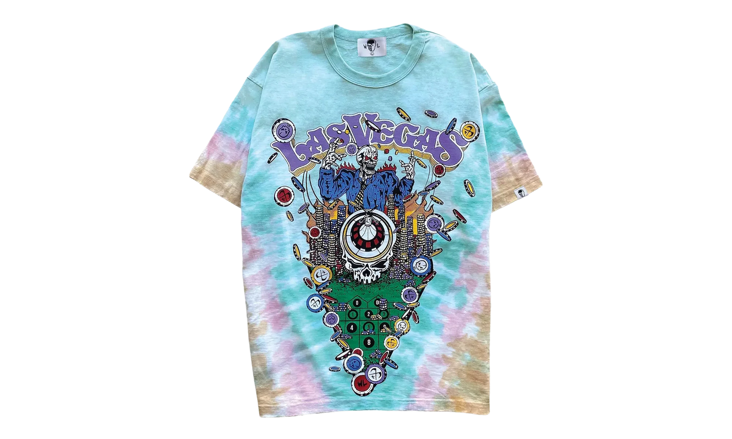 Vegas Roulette T-Shirt "Teal Multicolor" WL002