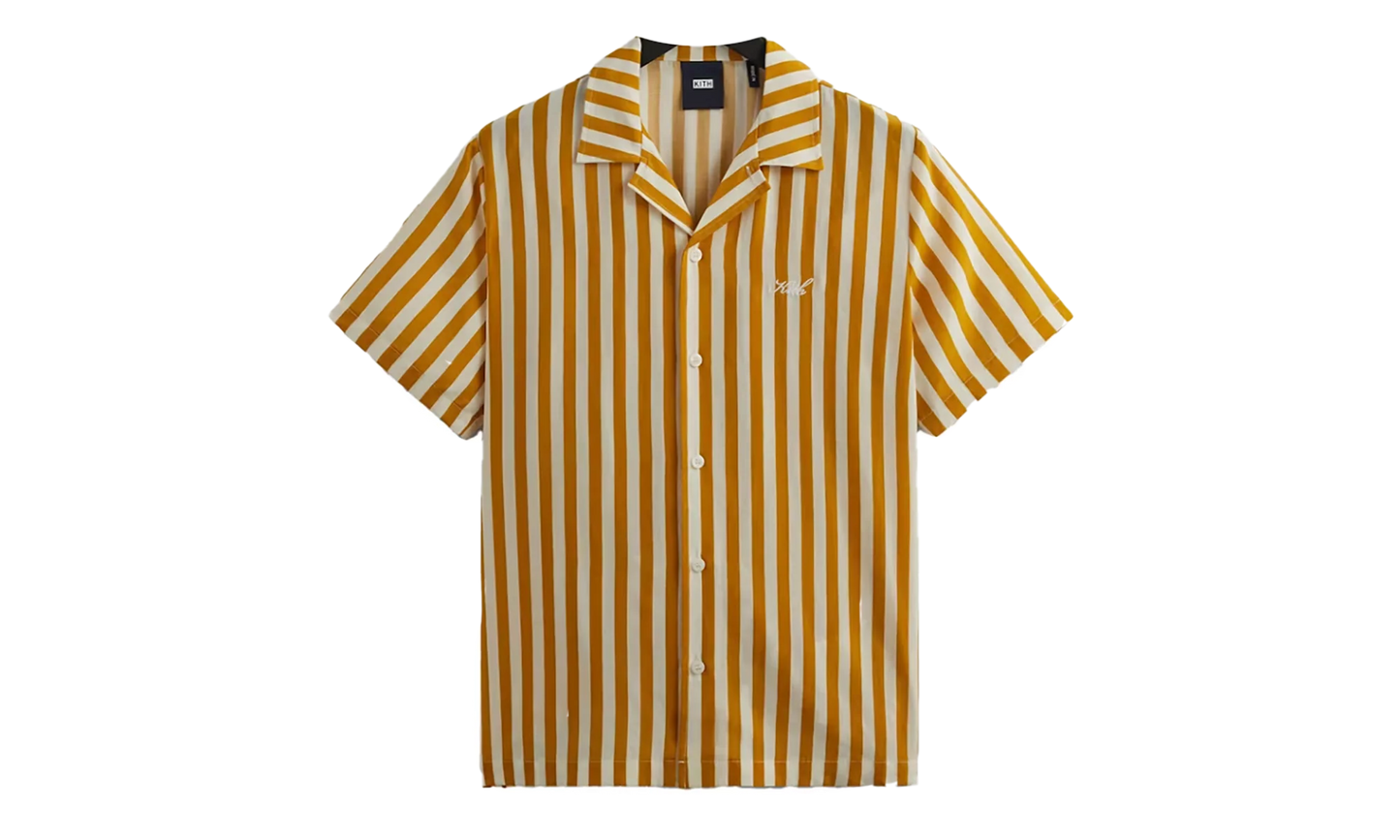 Striped Thompson Camp Collar Shirt "Flash" KITH17