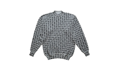 Vetements Gothic Monogram Sweater Grey "Grey" UA65KN210G