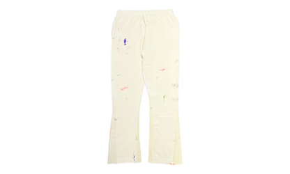 GD Logo Paint Splatter Flare Sweatpants "Cream Black Multi" GDGLFSC