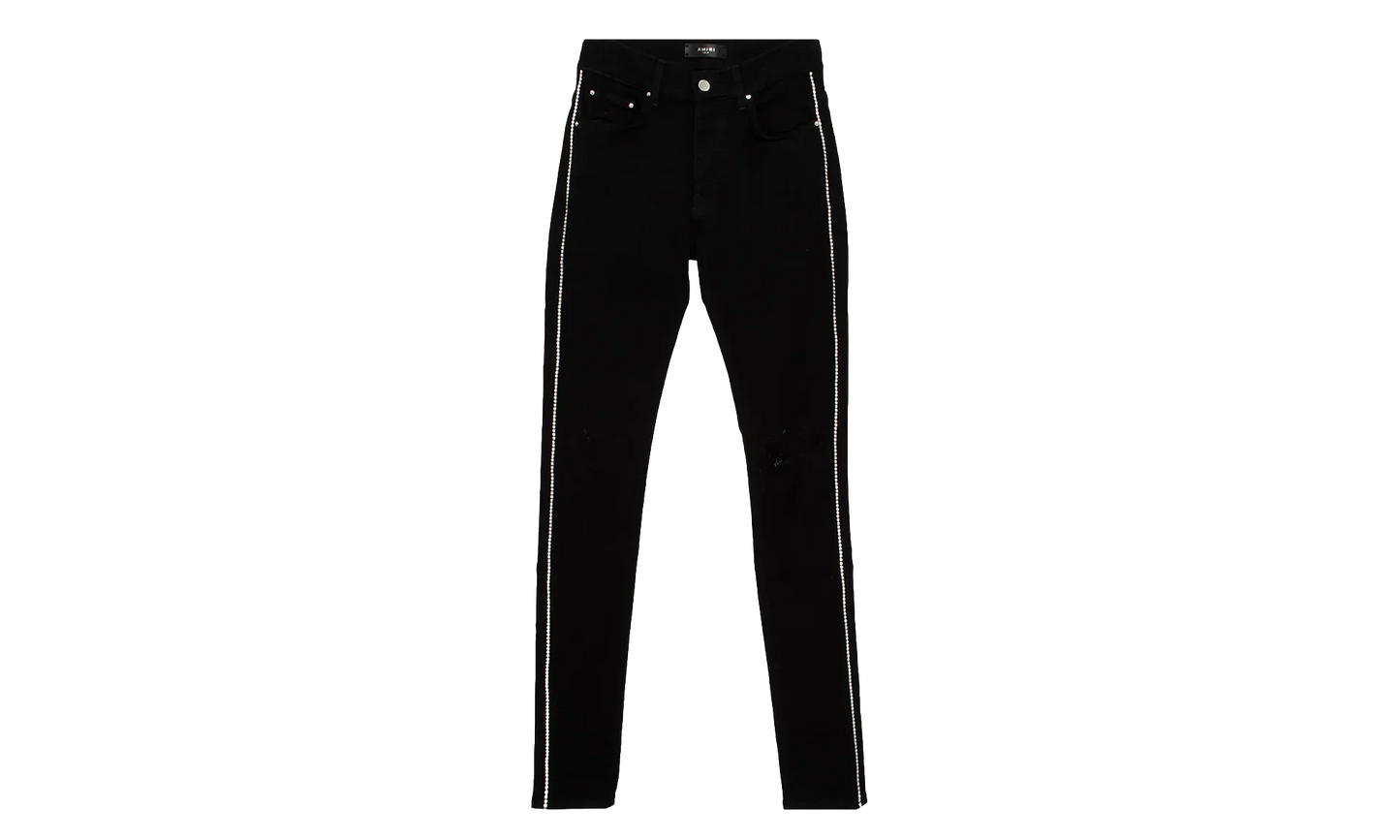 Crystal Track Jeans "Black" MDS112 018 BLAC