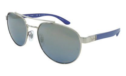 Irregular Polarized Sunglasses "Silver" RB3736CH-003-J0_56