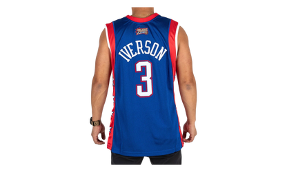 NBA Allen Iverson Authentic Jersey "2004 All-Star East - Royal" BA64J4 ASE B BZQ