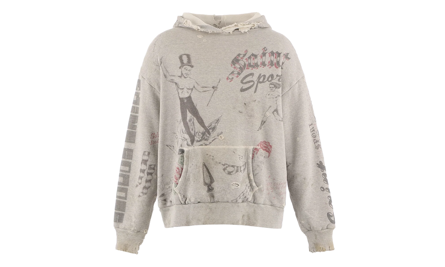 Drawings Hoodie "Alexis Ross - Grey" SM HR1 0000 C31