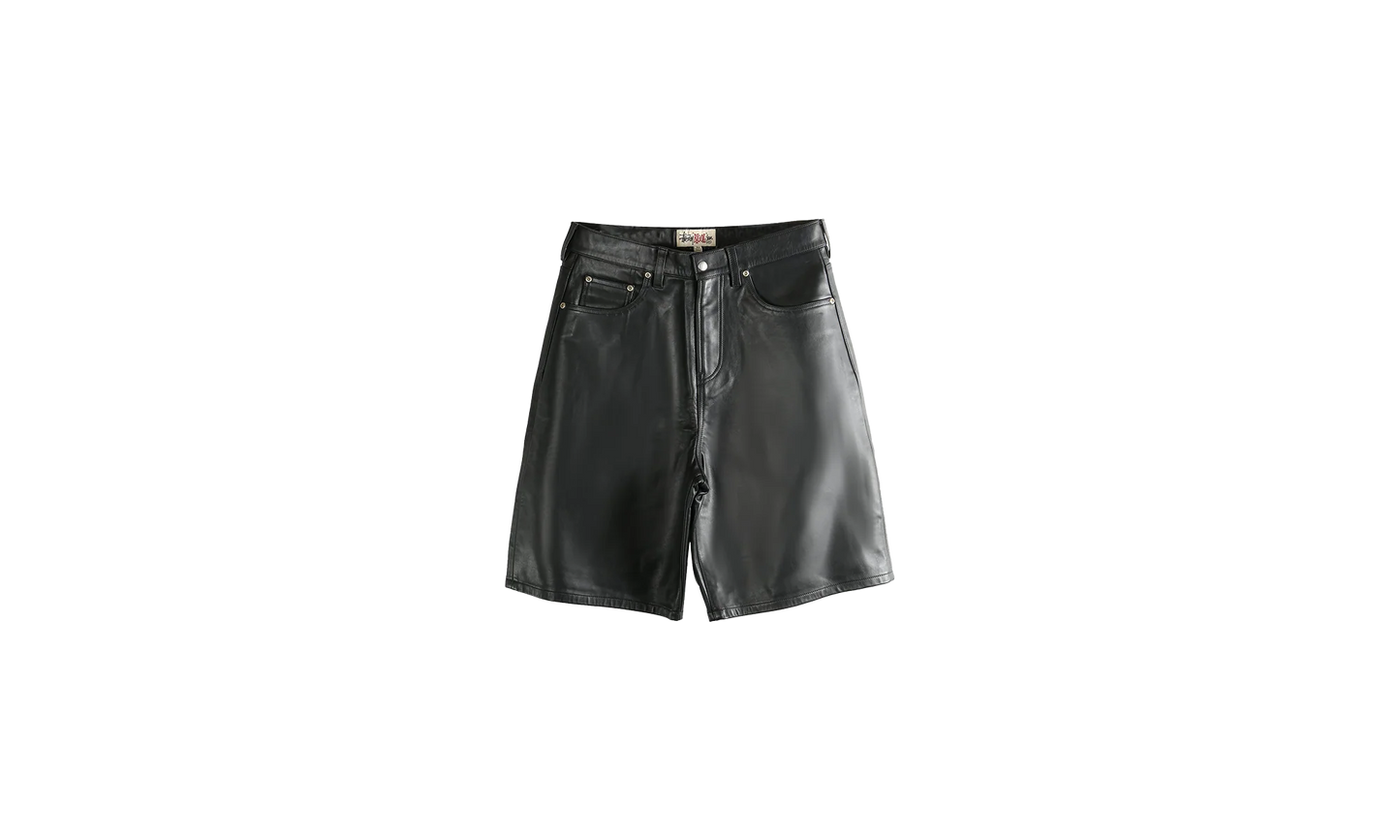 Big Ol Leather Shorts "BLAC BLACK" 112315 BLAC
