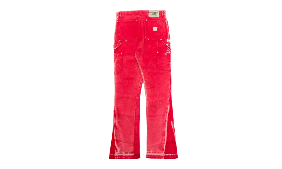 LA Flare Carpenter Pants Paint Splatter "Red Multi" GDPSLFJR