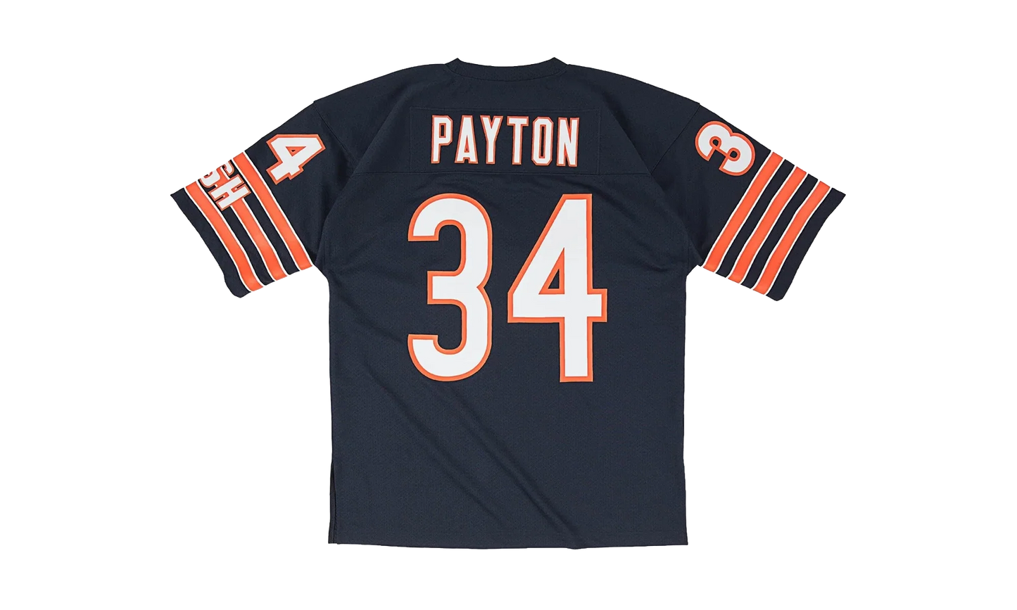 NFL Walter Payton Authentic Jersey "1985 Chicago Bears - Navy" AJY6CP18020 CBENAVY85WPA