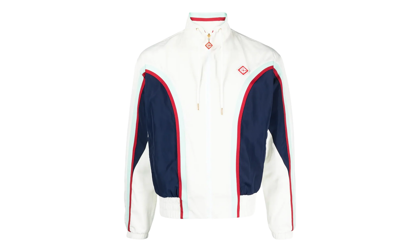 Side Panelled Track Windbreaker Jacket "White" MF23 JK 241 01 WHIT