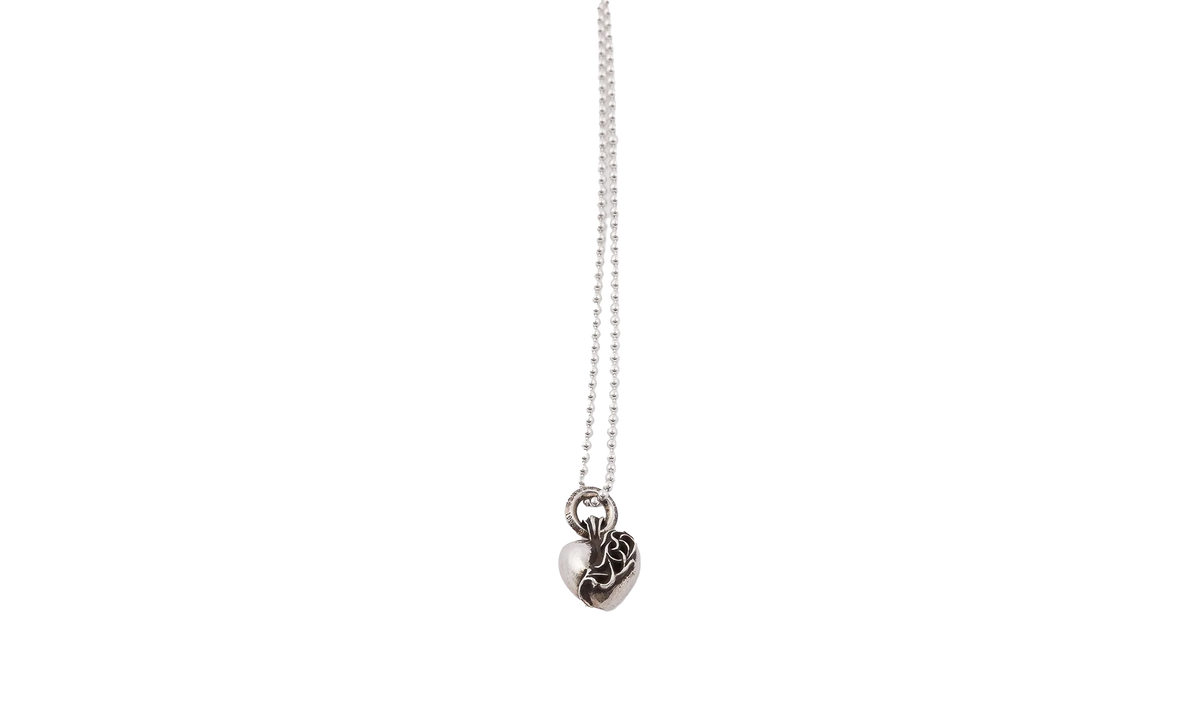 Heart Pendant & Ball Chain "Silver" CHRM0662