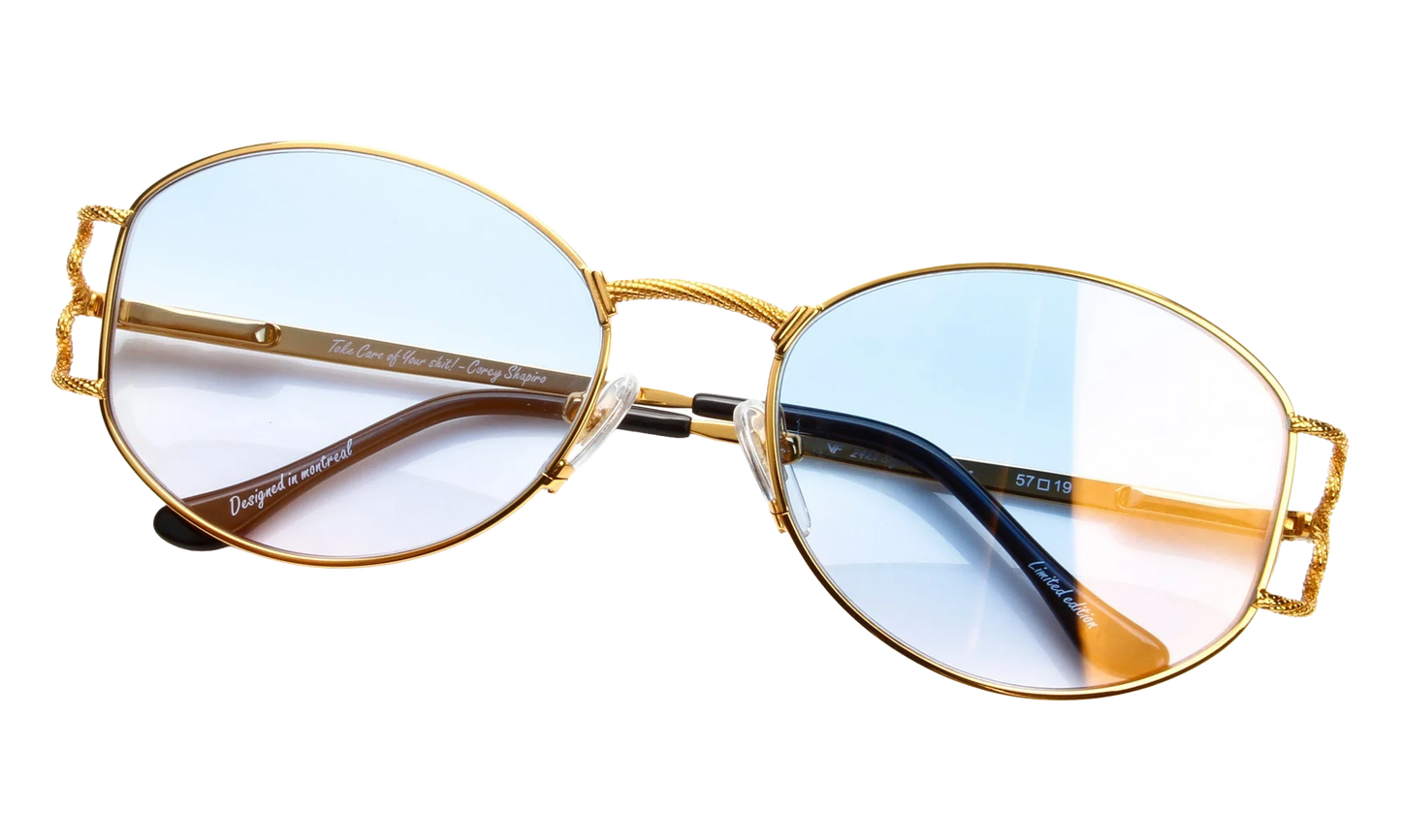 Ghostface Masterpiece Edition 24KT "Yellow Gold / Royal Blue Two-Tone Multi Flash" MPGF2 0002